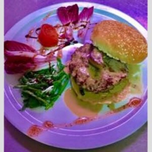 Hamburger au foie gras poêlé 